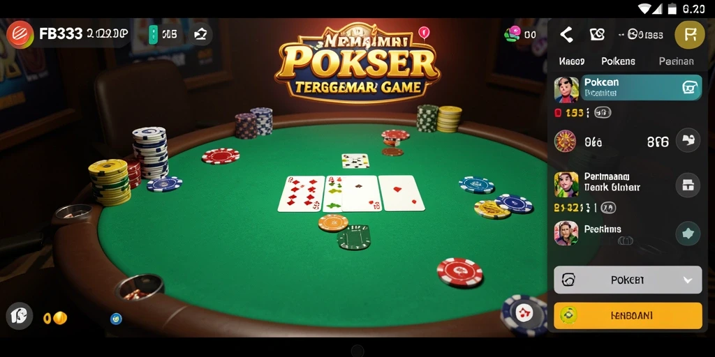 Tampilan antarmuka FB333 saat bermain Poker yang menarik dan interaktif.