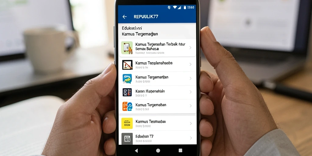 Tampilan antarmuka <strong>REPUBLIK77</strong> yang sederhana dan mudah digunakan.