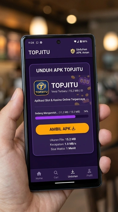 Tampilan halaman APK topjitu