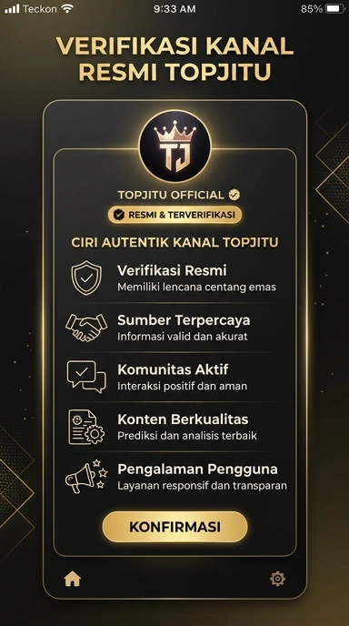 Tampilan kanal resmi topjitu